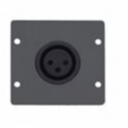 Kramer - Signal Management WA-1XLF (B) Wall Plate Insert - XLR (F) - Black